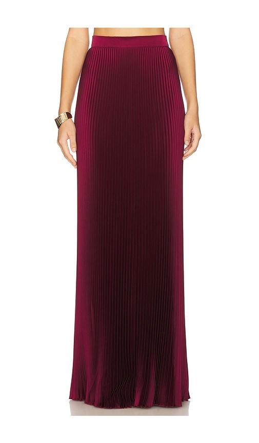 l'idee gala skirt in wine.