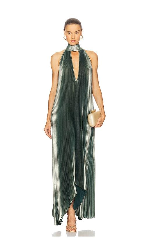 l'idee opera gown in green.