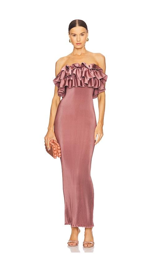 l'idee paris tube dress in mauve.