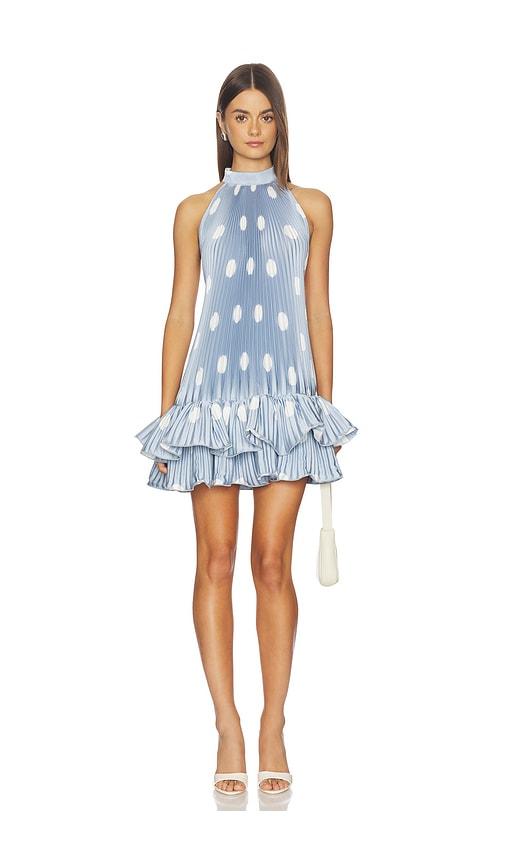 l'idee soleil mini dress in blue.