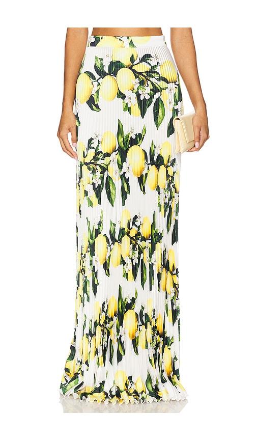 l'idee x revolve gala skirt in white.