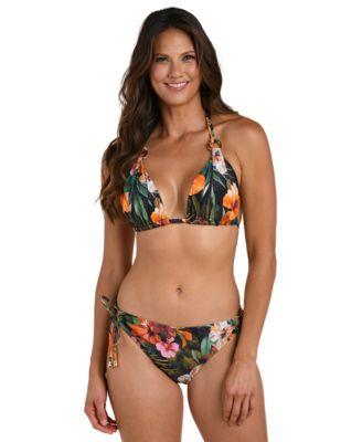 la blanca womens tropical hideaway halter bra bottoms