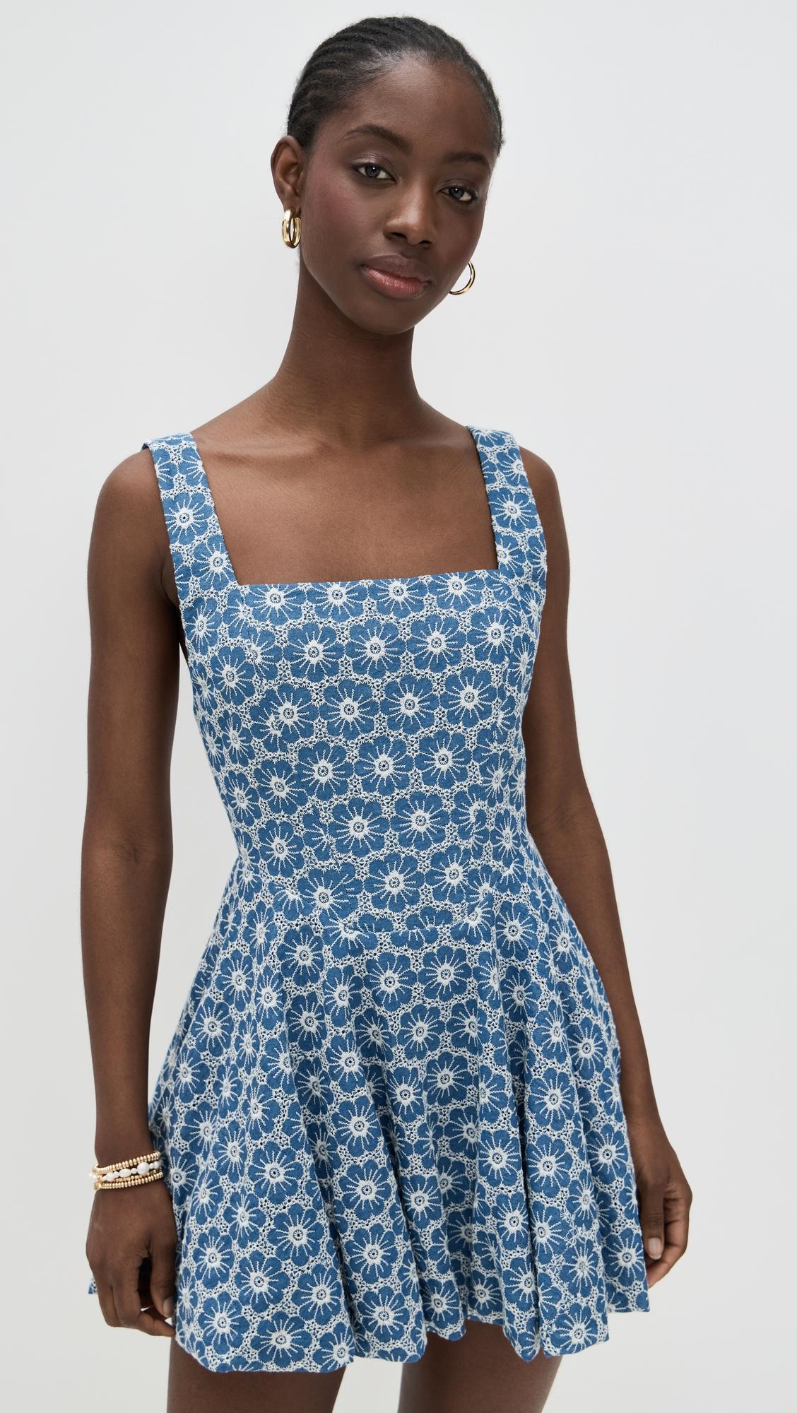 la denim bubble dress