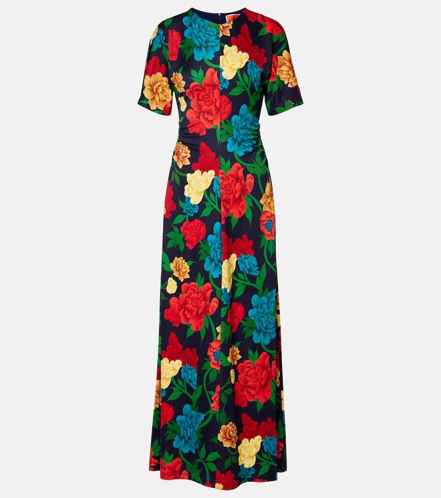 la doublej angelica floral maxi dress