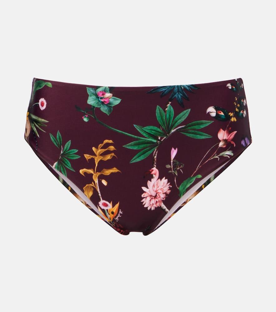 la doublej boy brief printed bikini bottoms