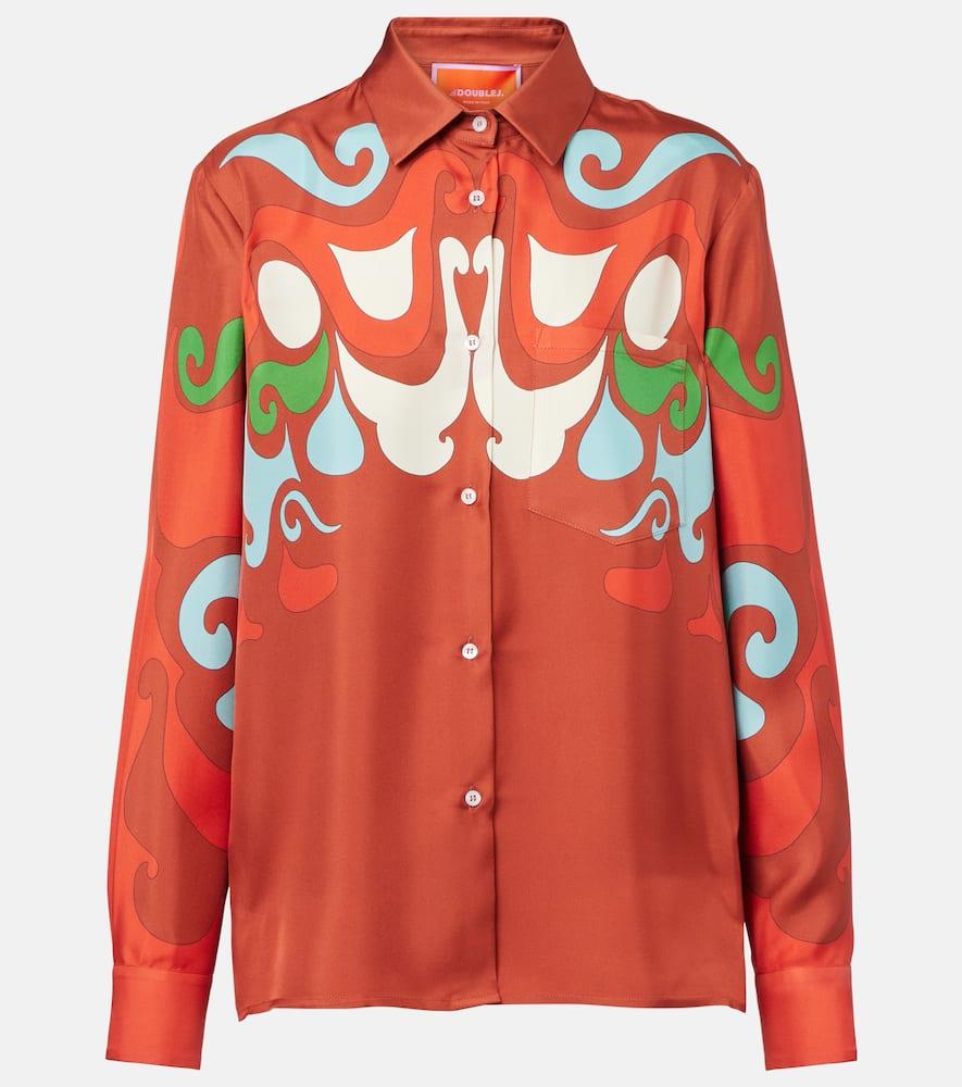 la doublej boy silk twill shirt