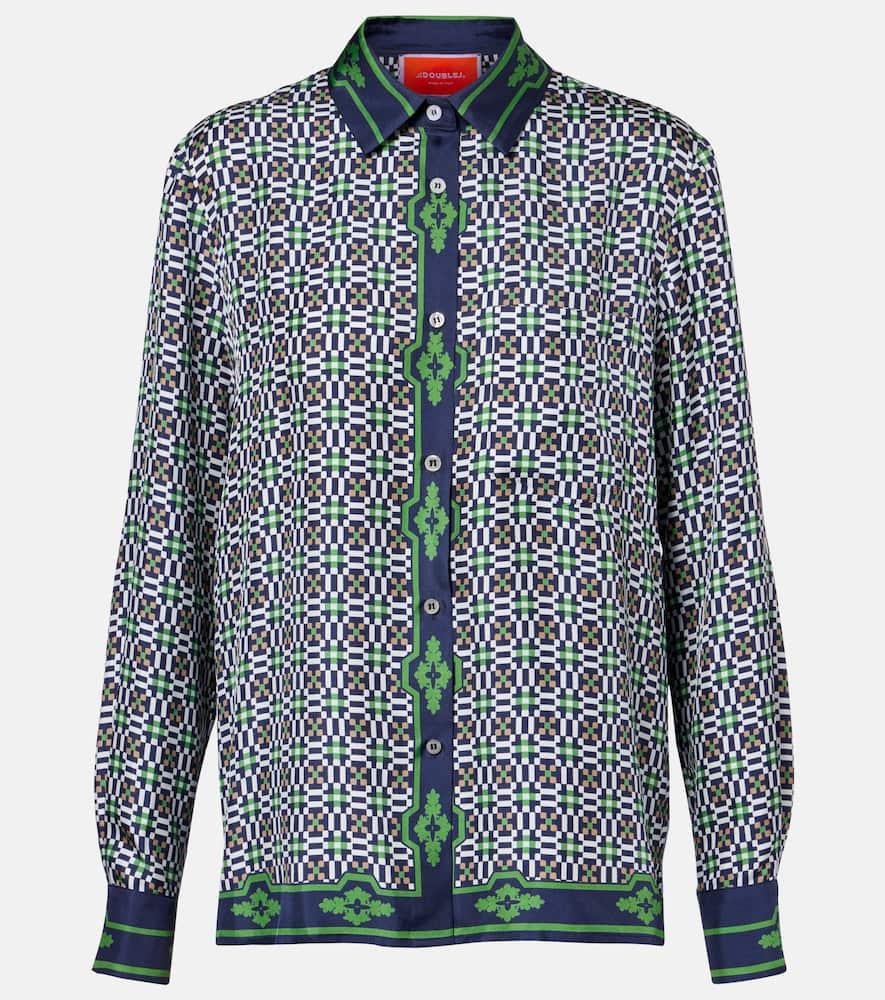la doublej boy silk twill shirt