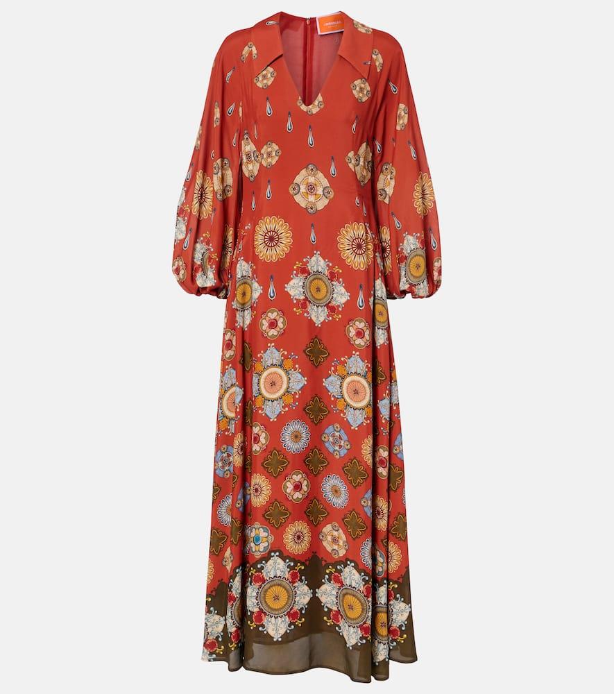 la doublej diva printed maxi dress