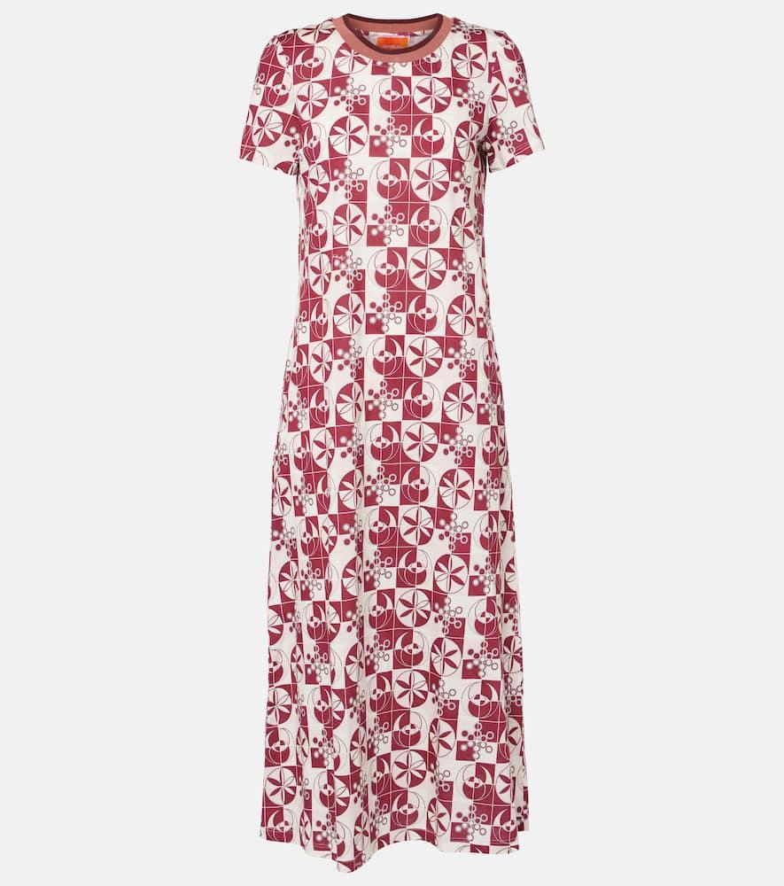 la doublej eclipse cotton maxi dress