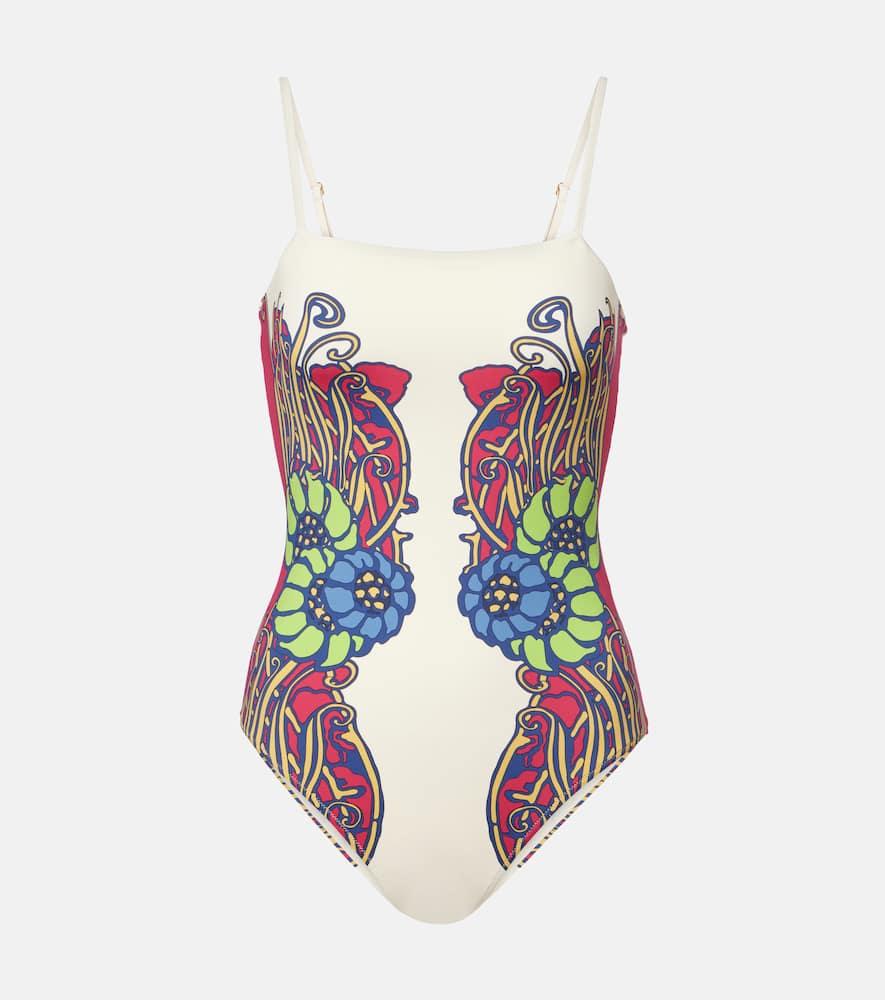 la doublej elle printed swimsuit