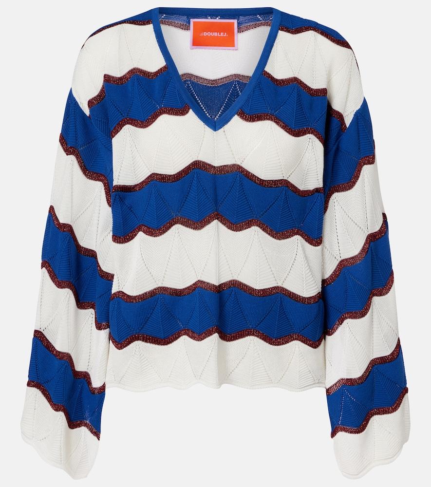 la doublej hang ten striped cotton