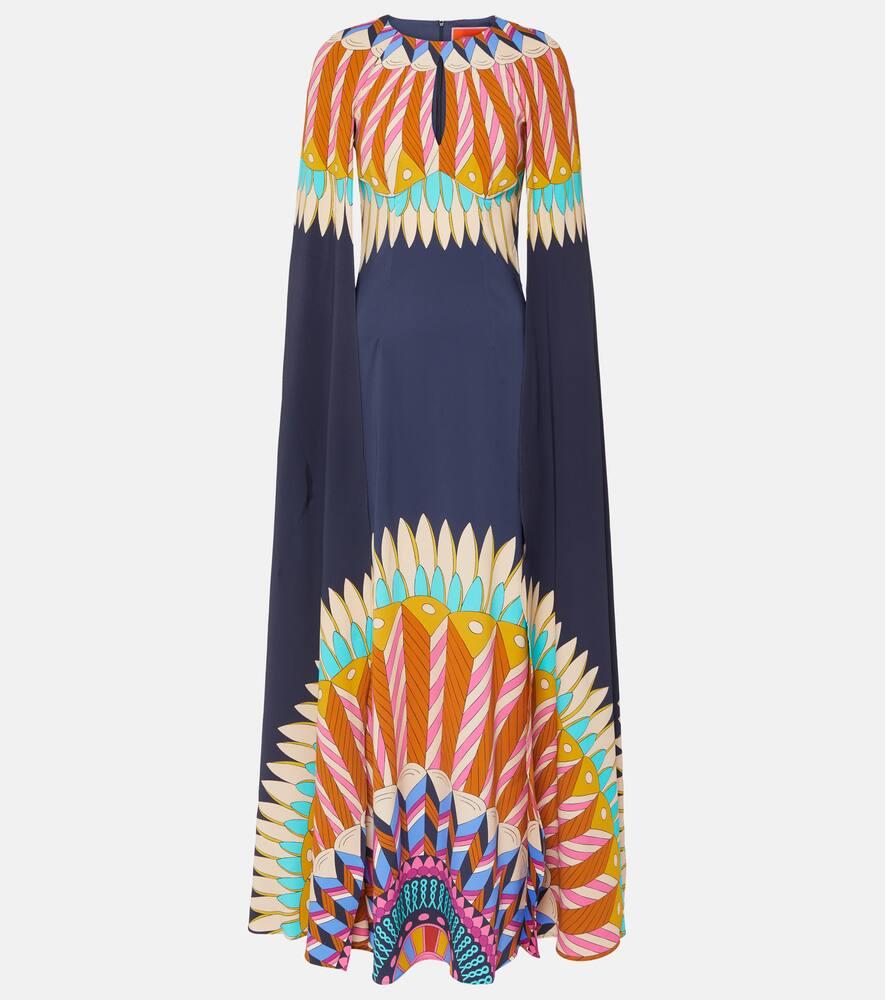 la doublej hathor printed sablé gown