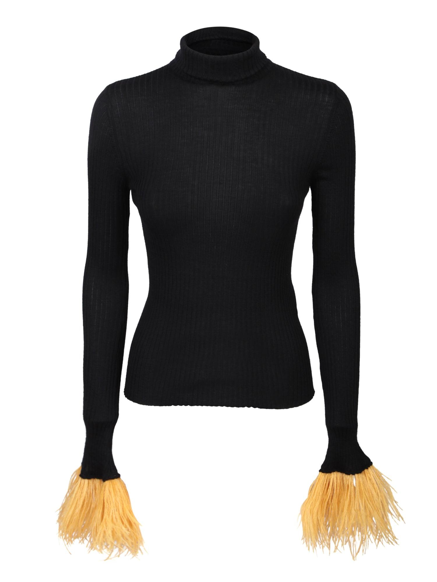 la doublej high kick top black