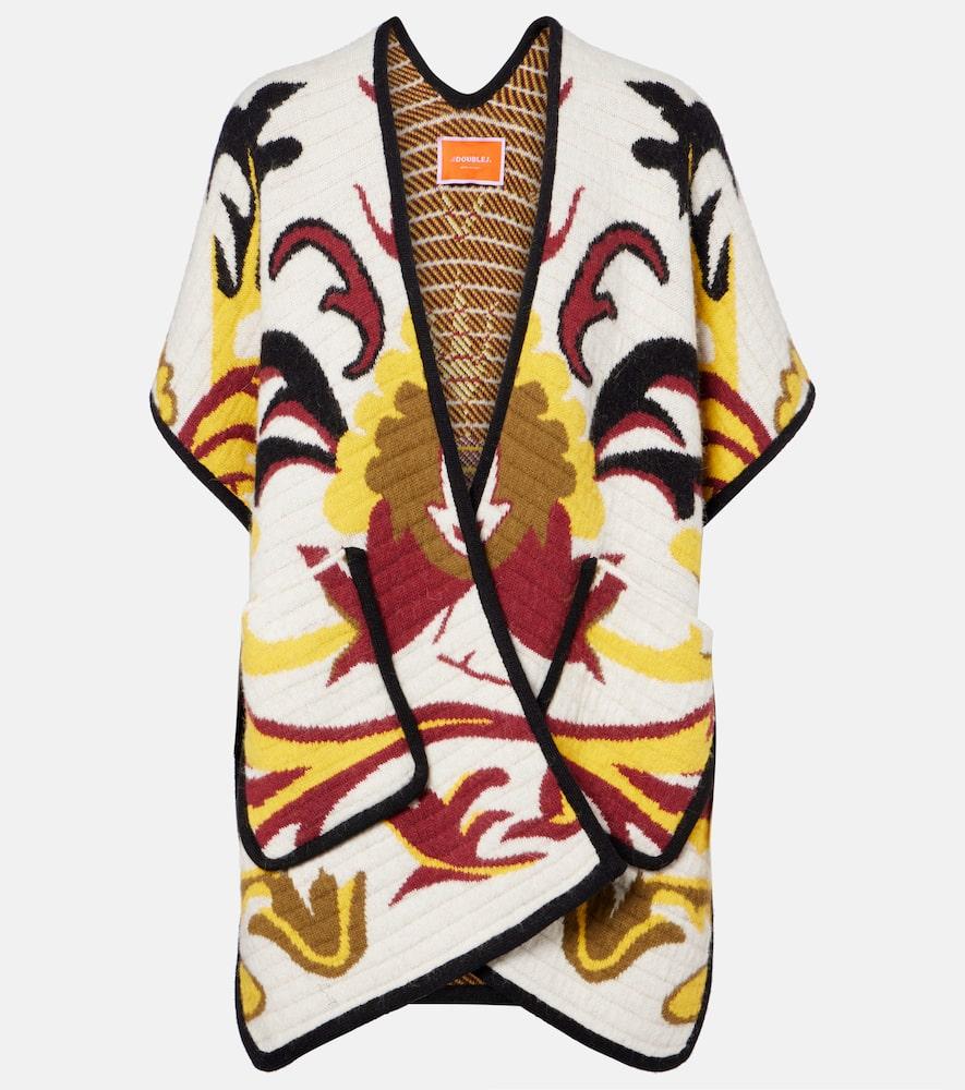 la doublej in my power patterned cape