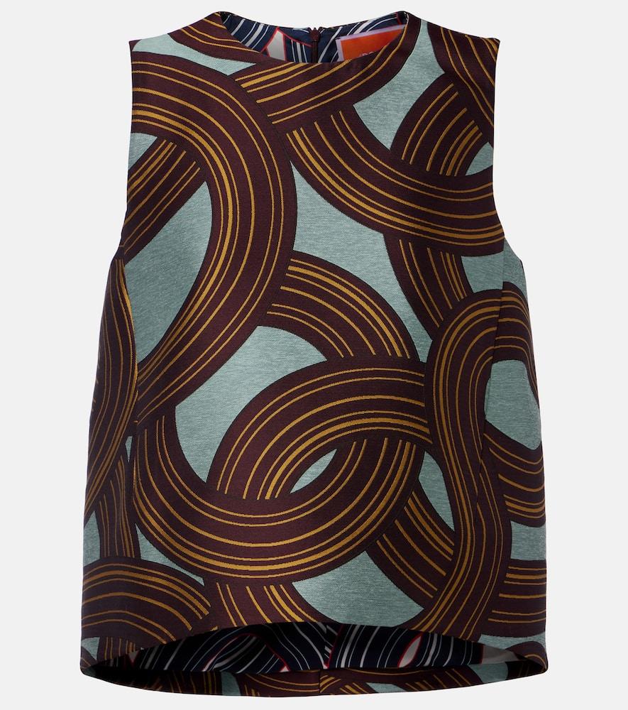 la doublej la scala jacquard top