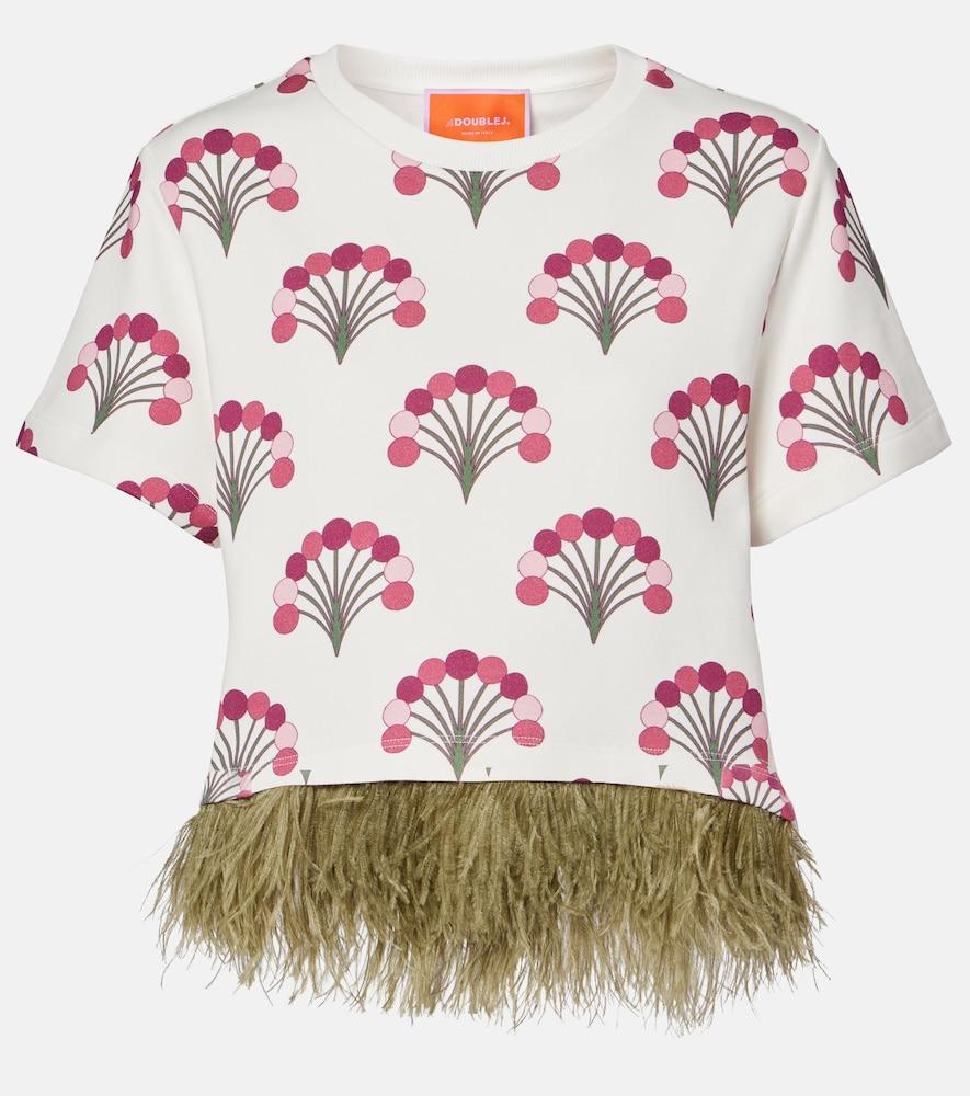 la doublej la scala printed cotton jersey t