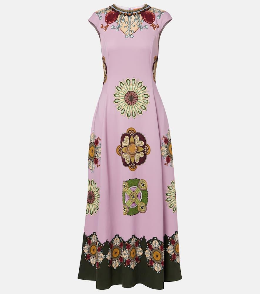 la doublej park ave printed maxi dress