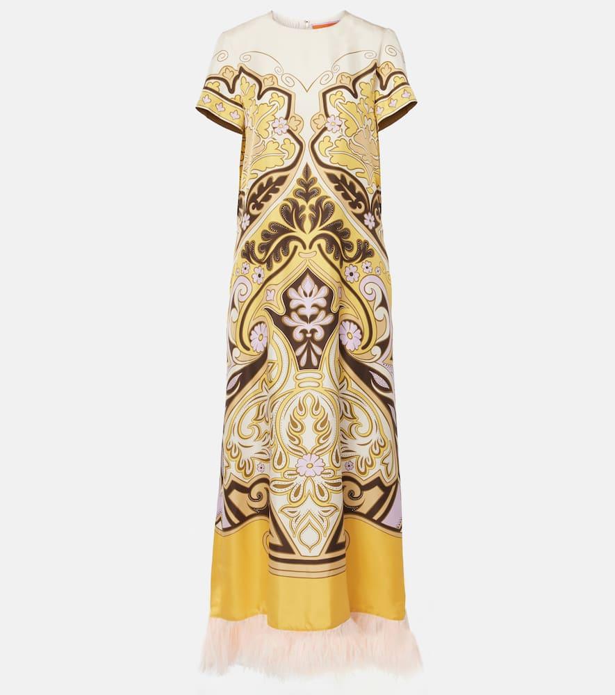 la doublej printed feather