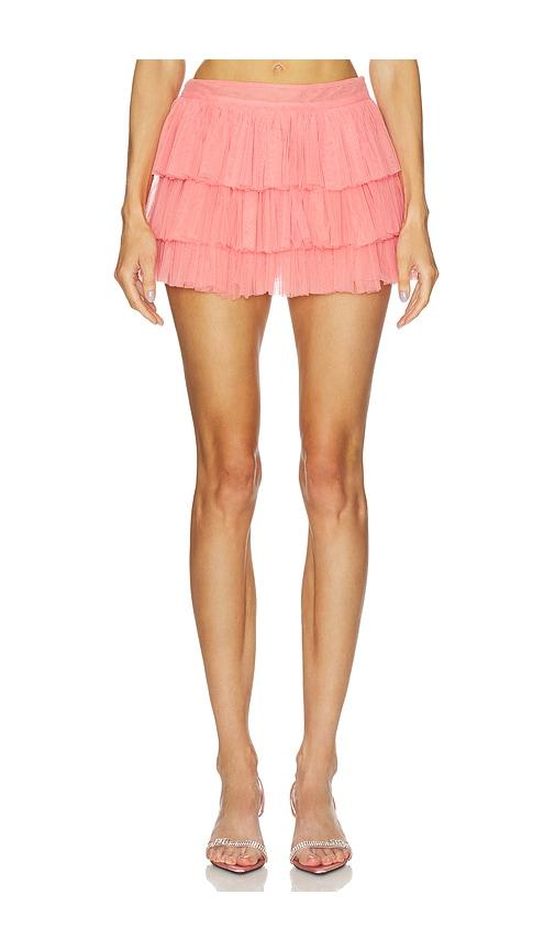 la fuori soft rose skirt in rose.