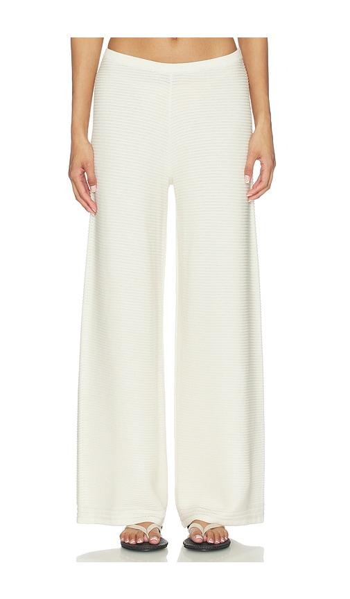 la ligne crochet pant in ivory.