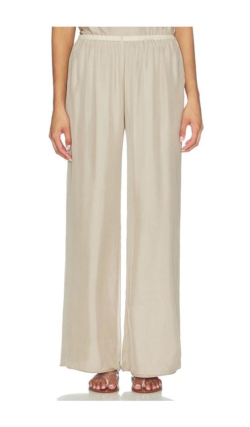 la ligne freya pant in beige.
