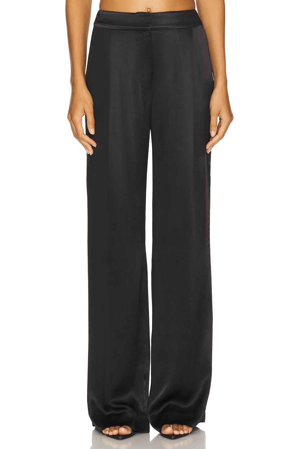 la lune mid rise straight leg pant