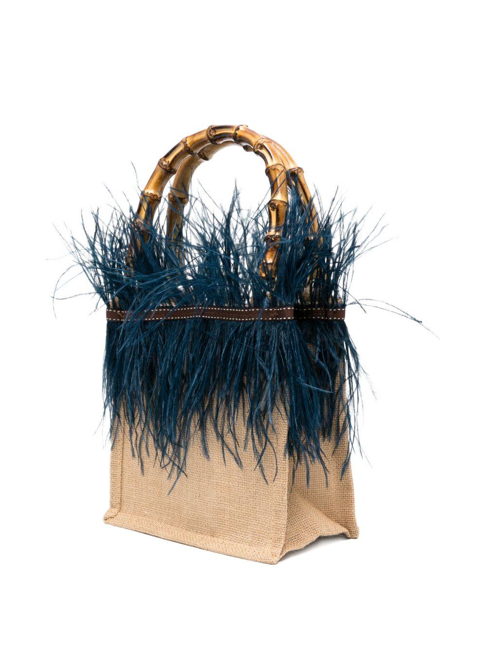 la milanesa bags blue outer: fabric - women