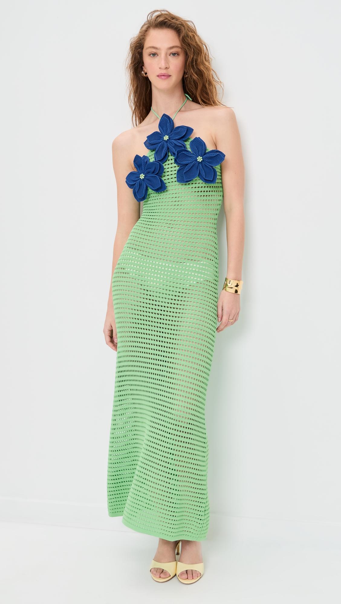 la monada knit maxi dress