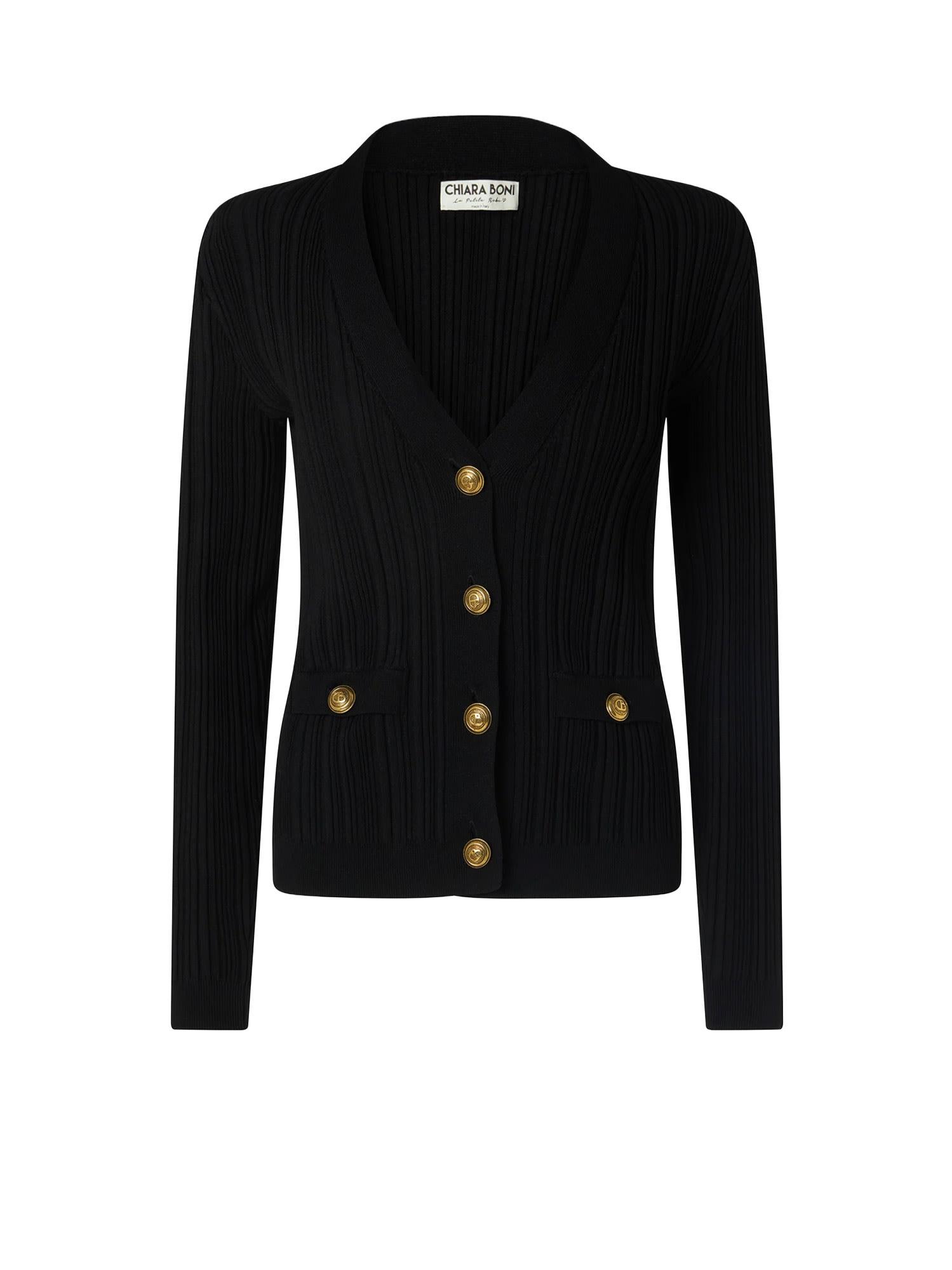 la petit robe di chiara boni new pepper viscose cardigan