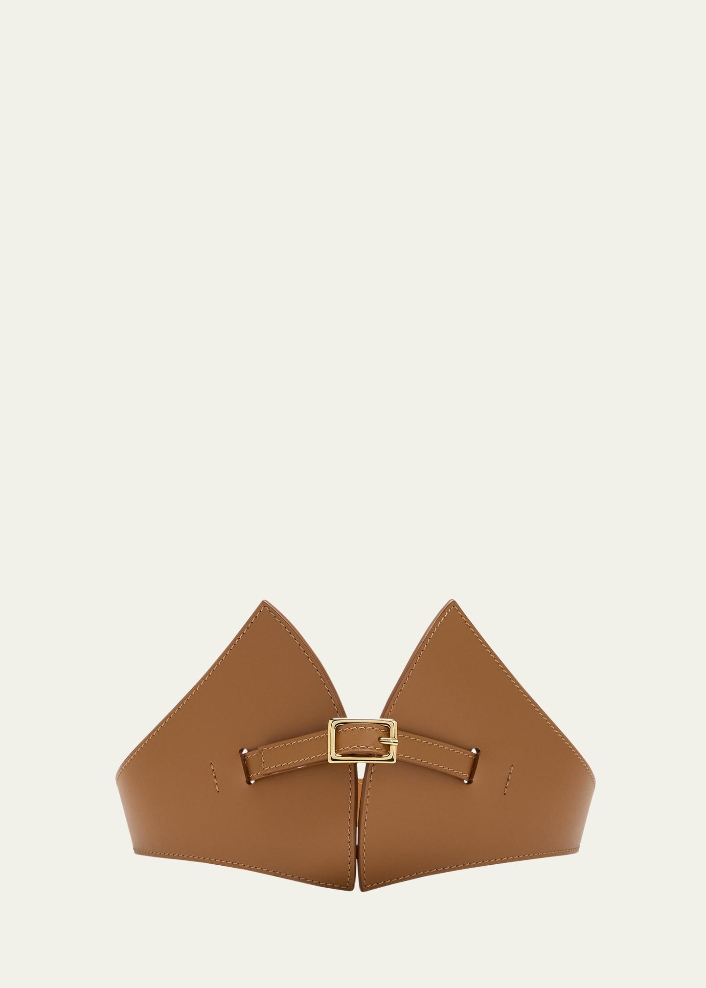 la remarquable wide leather belt