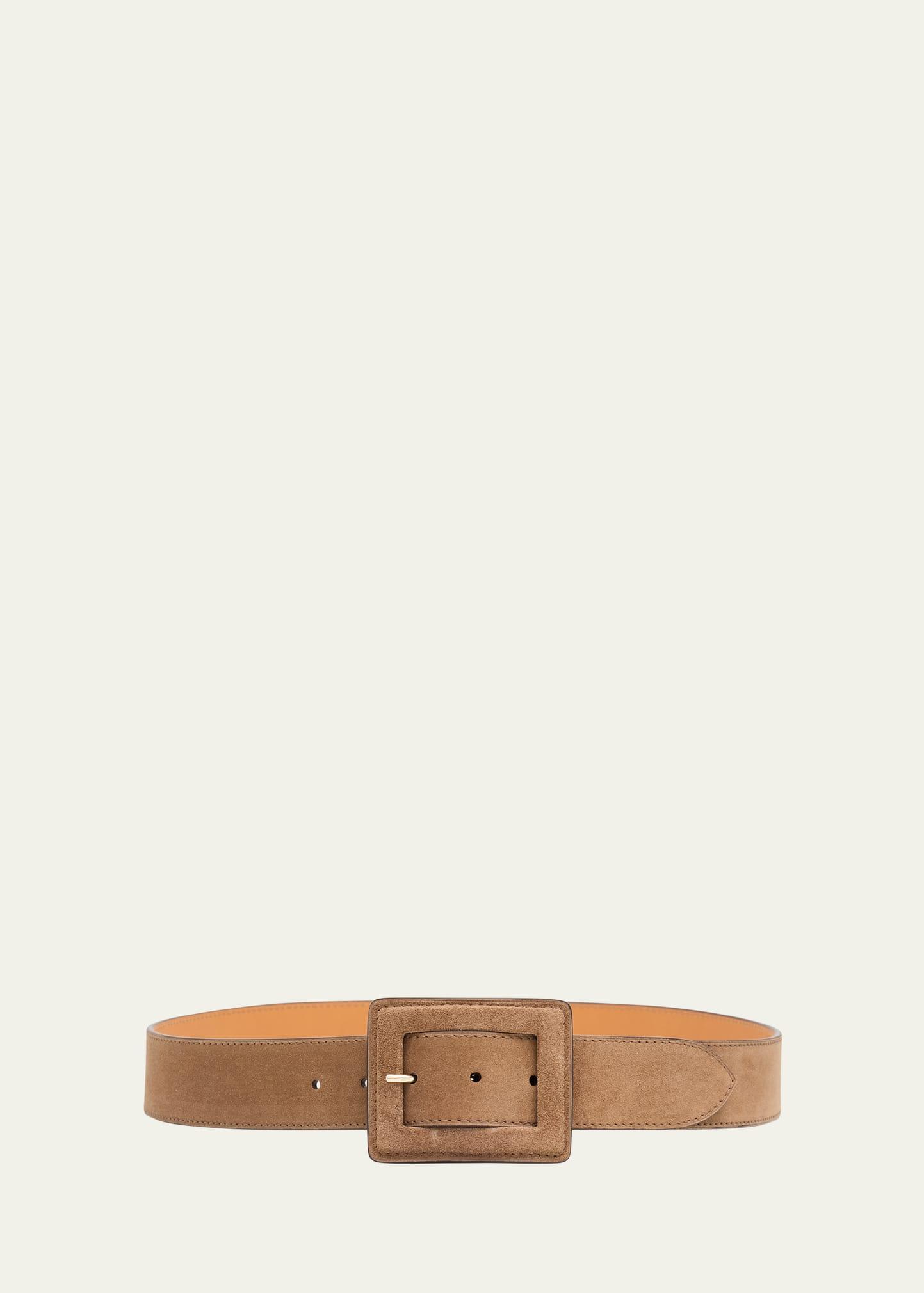 la spirituelle calf leather belt