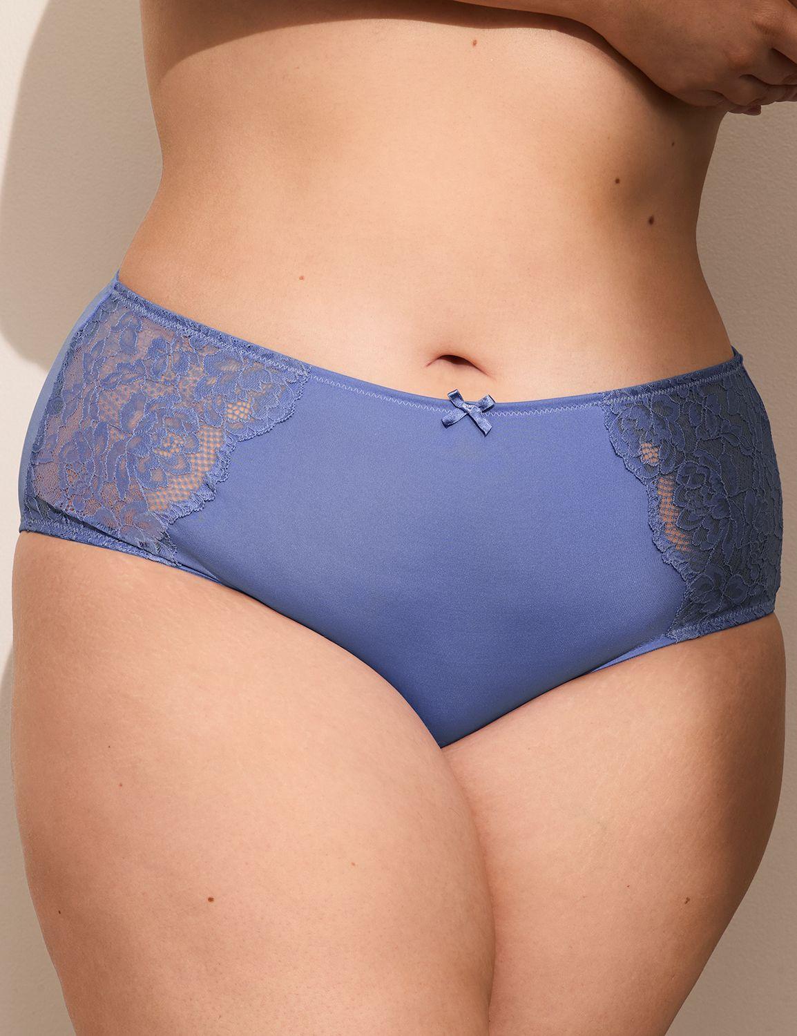 lace back cheeky brief