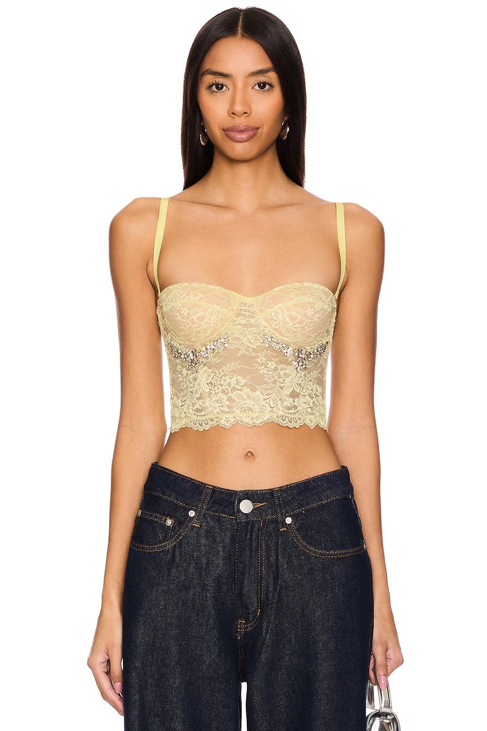 lace bustier top