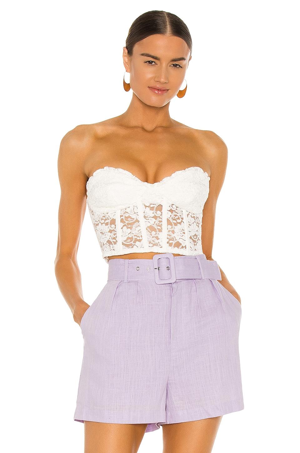 lace corset bustier