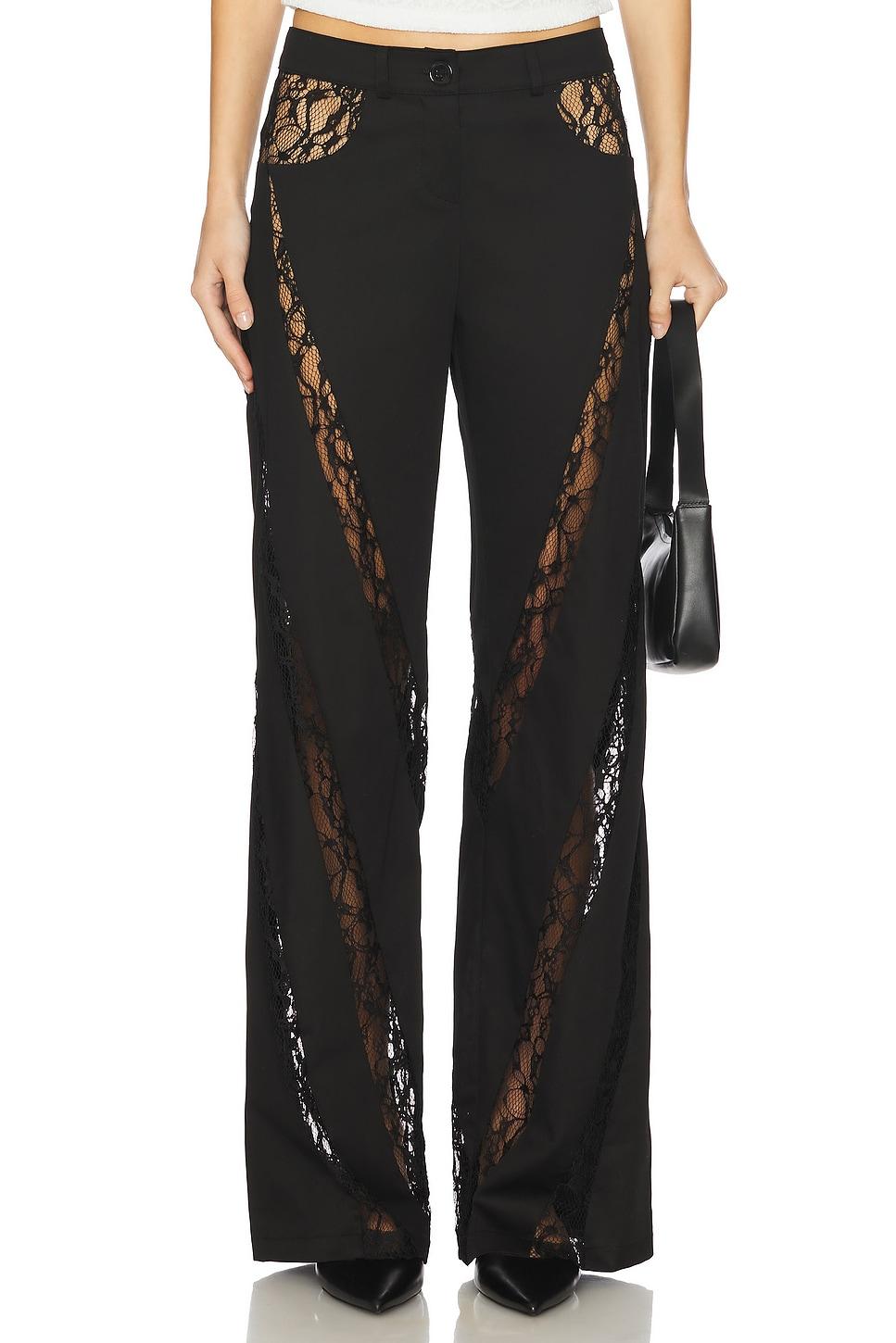 lace detailed pant