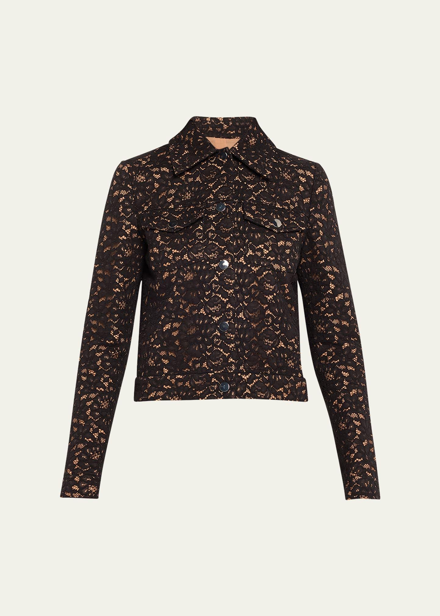 lace jean jacket