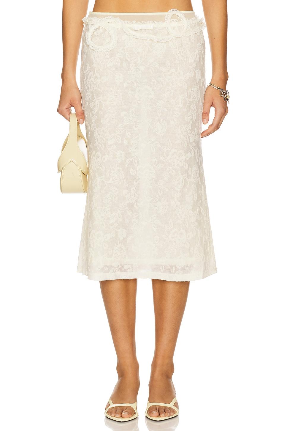 lace layered skirt