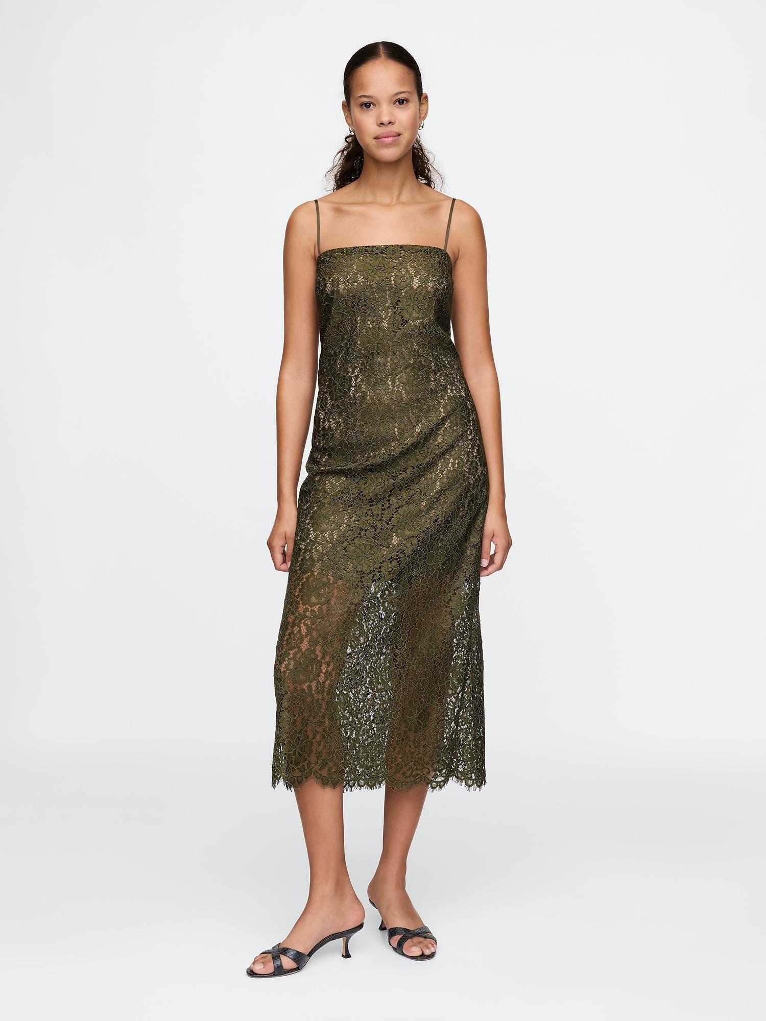 lace midi dress
