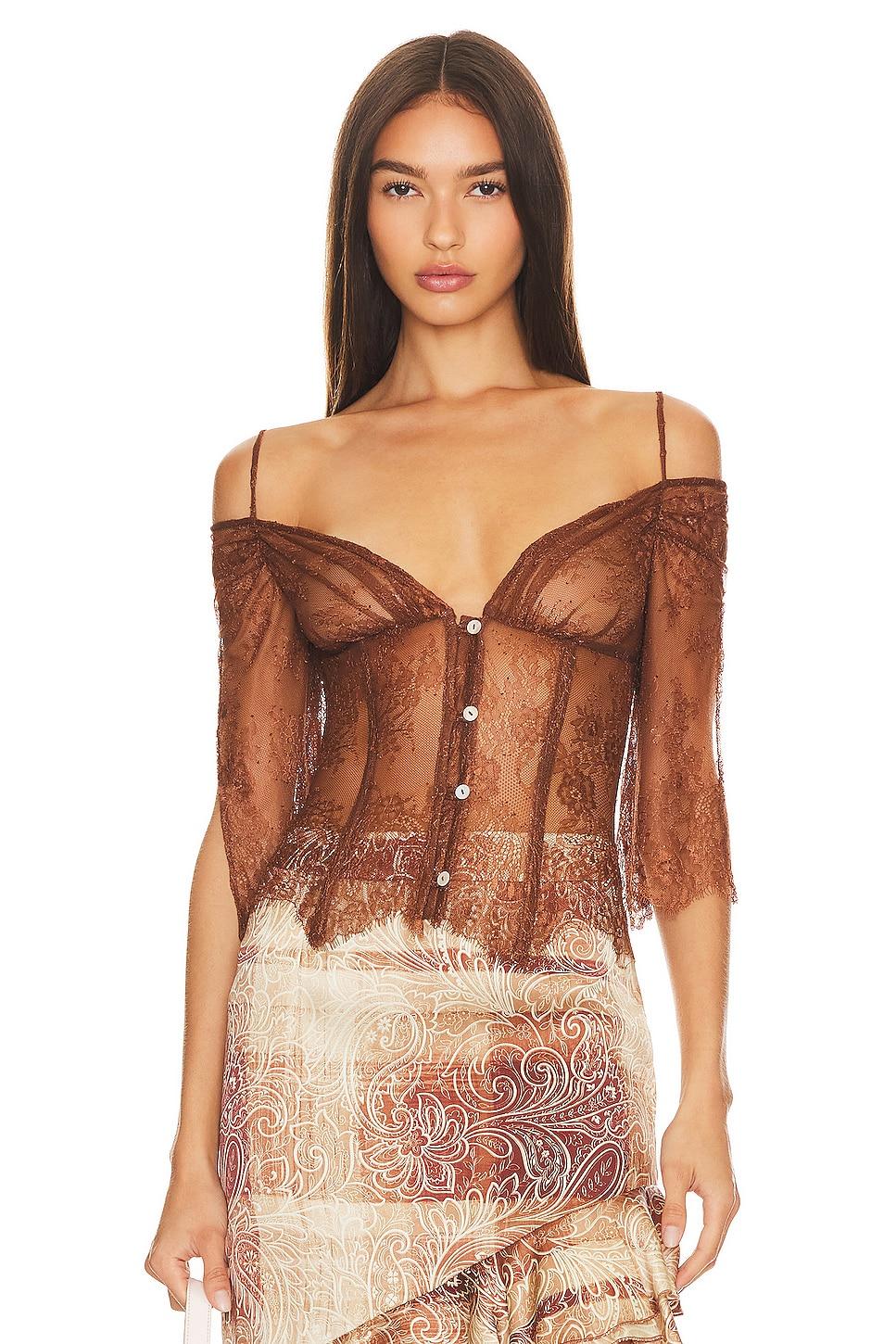 lace off shoulder top