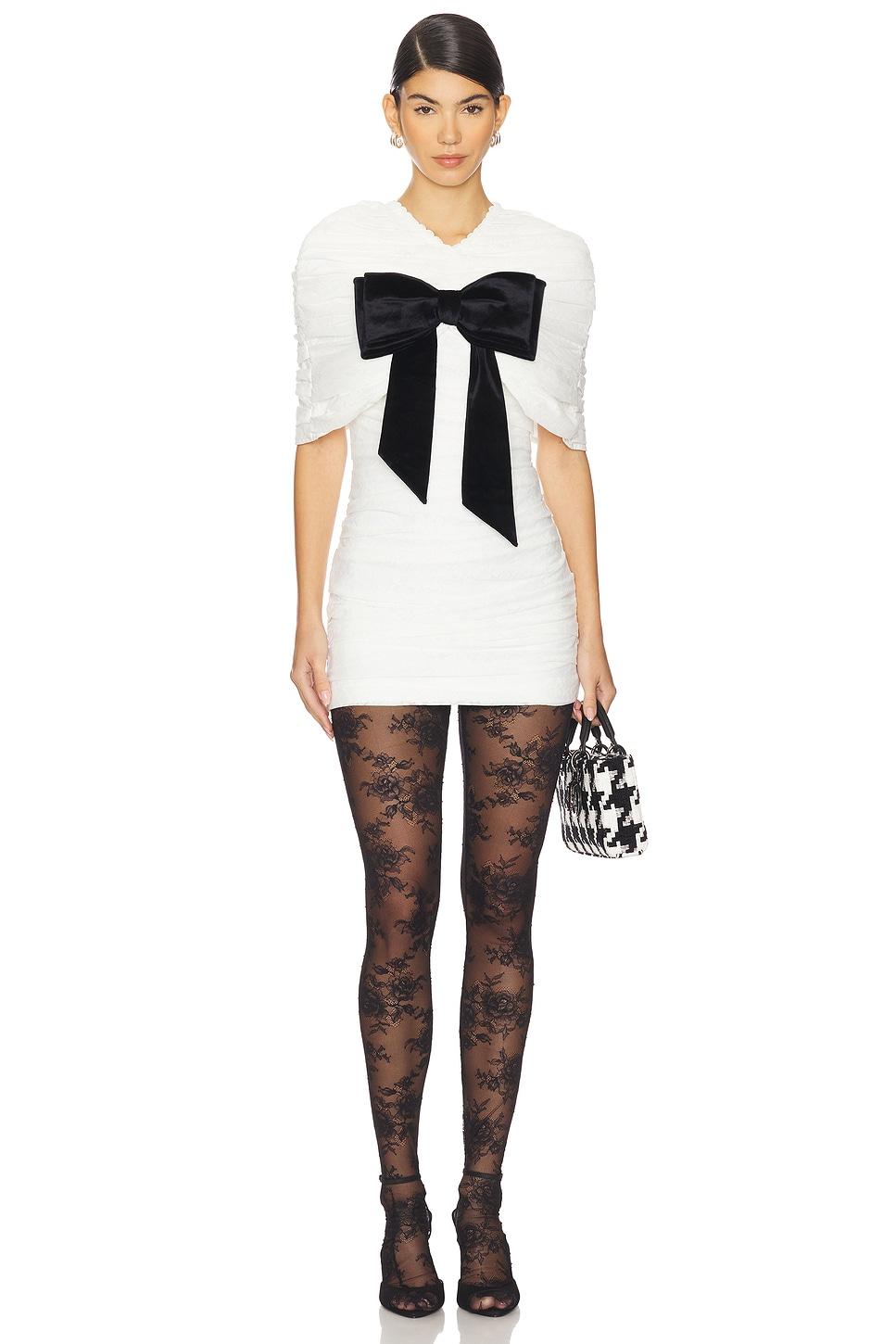 lace overlay shoulder dress three-piece set