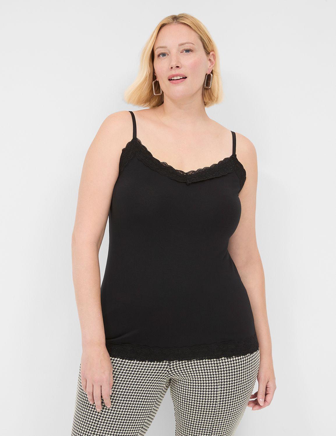lace-trim cami