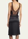 lace trimmed slip dress