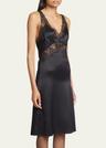 lace trimmed slip dress