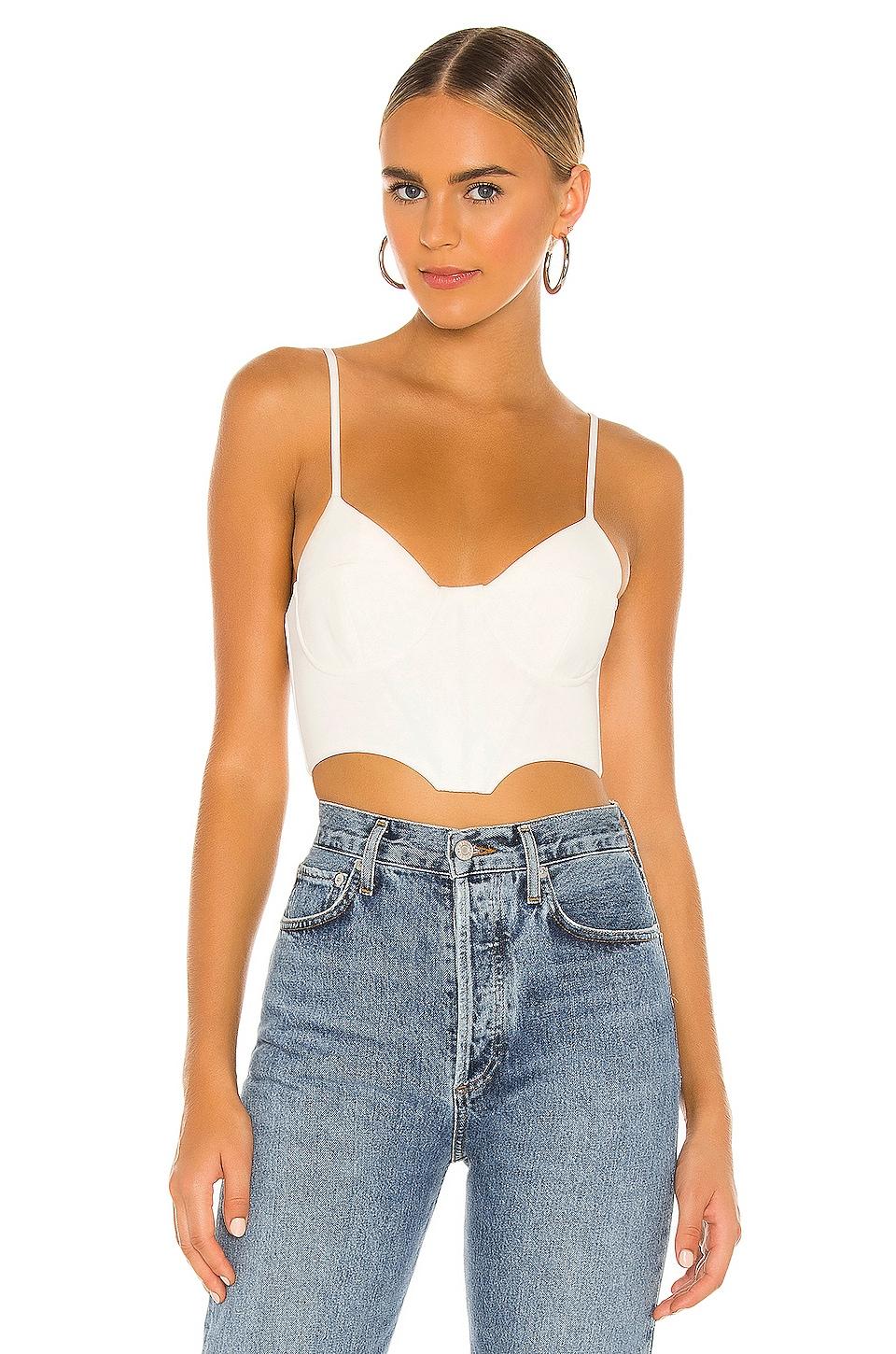 lacey bustier top