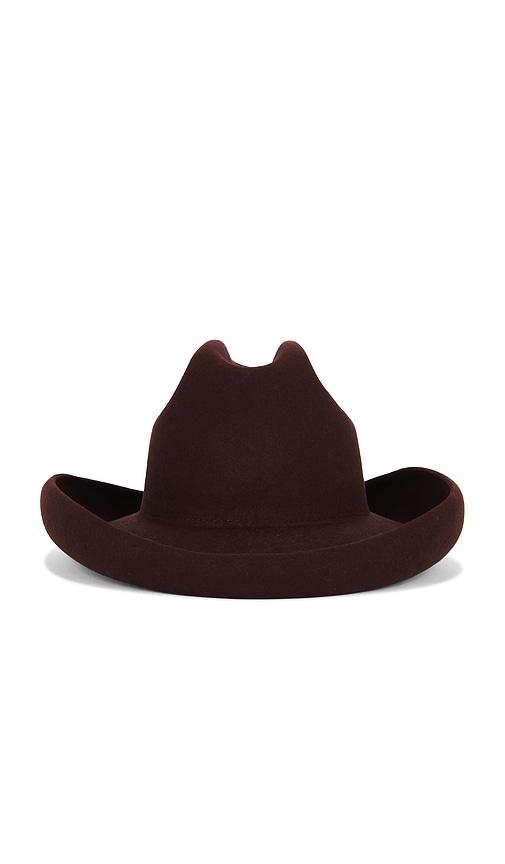 lack of color blaze cowboy hat in chocolate.