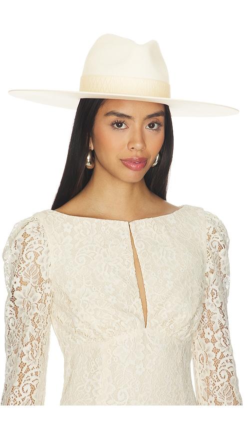 lack of color montana fedora hat in cream.