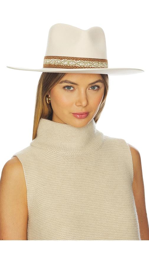 lack of color rancher special fedora hat in cream.