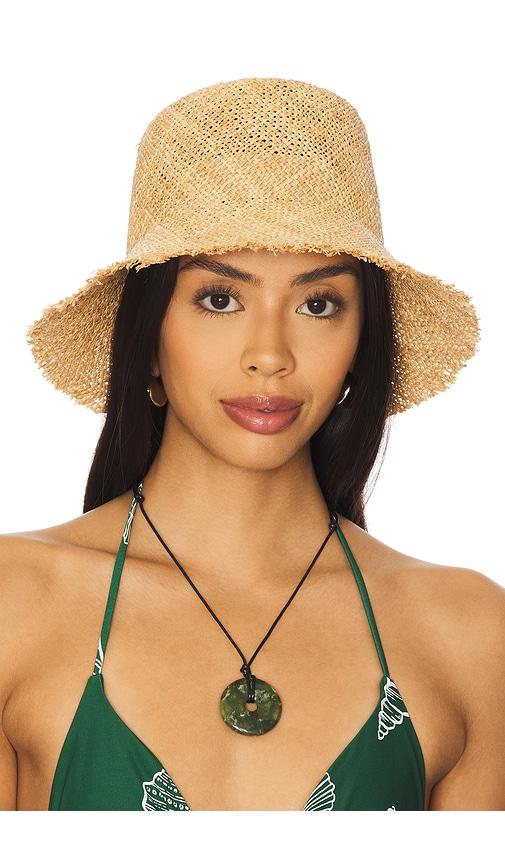 lack of color reef bucket hat in neutral.