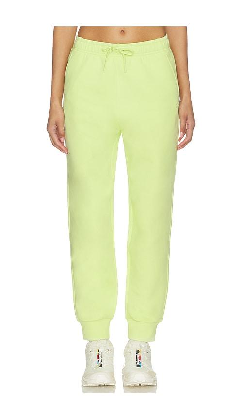 lacoste double face jogger in green.