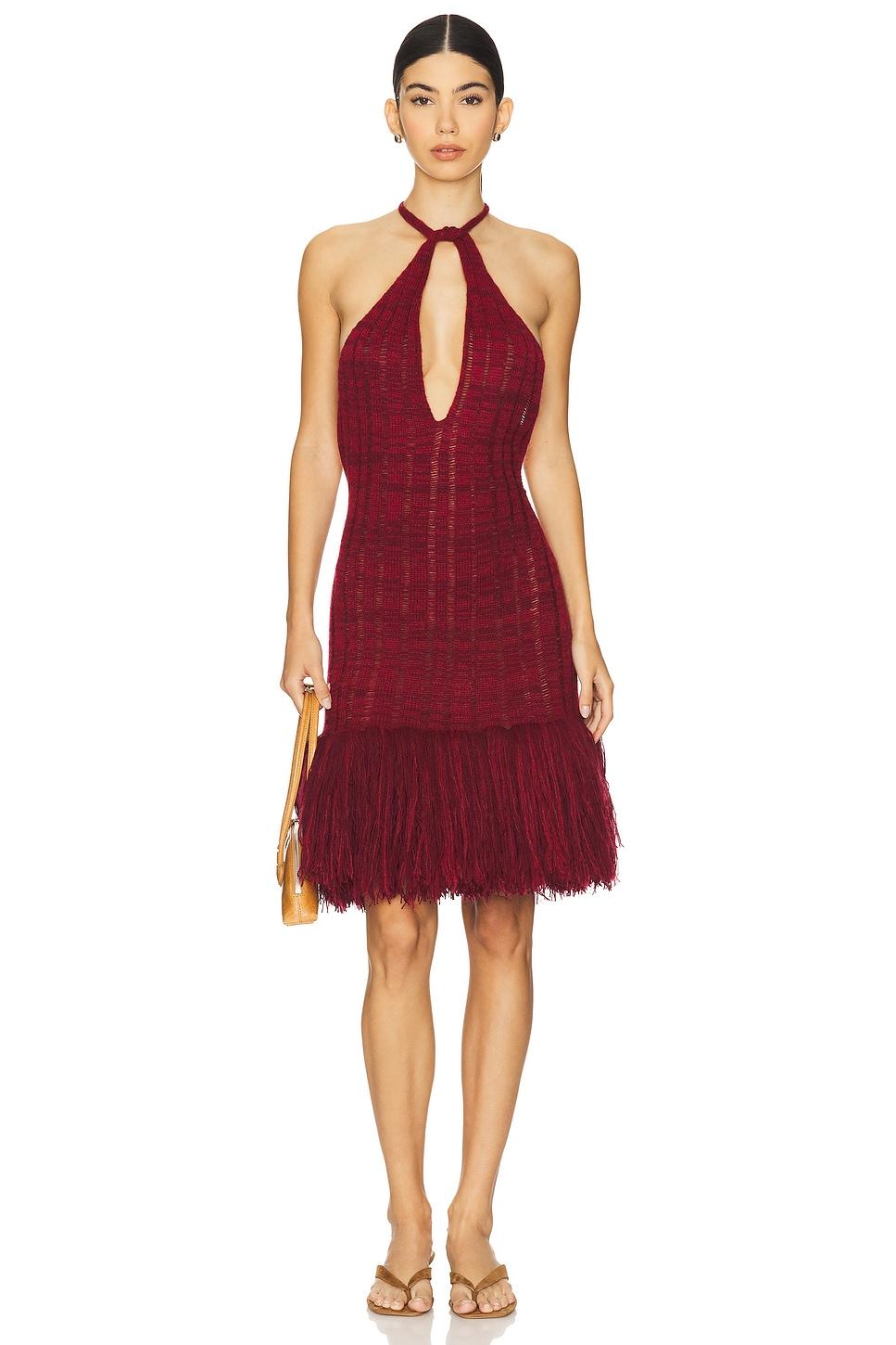 laddered fringe mini